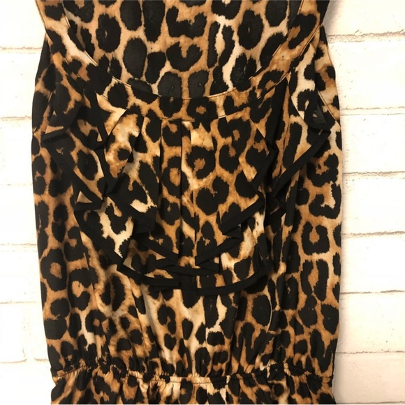 NWT’s Express leopard print dress size extra small - Picture 2 of 6